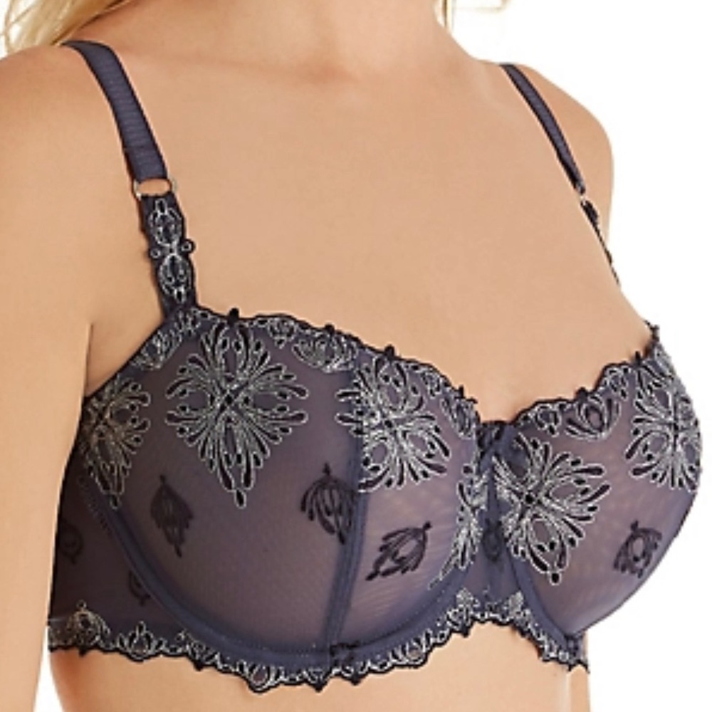Chantelle Champs Elysee Ballonet Bra in Dark Charcoal